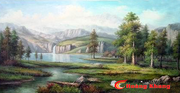 Tranh Núi - Nước - Phong Thuỷ